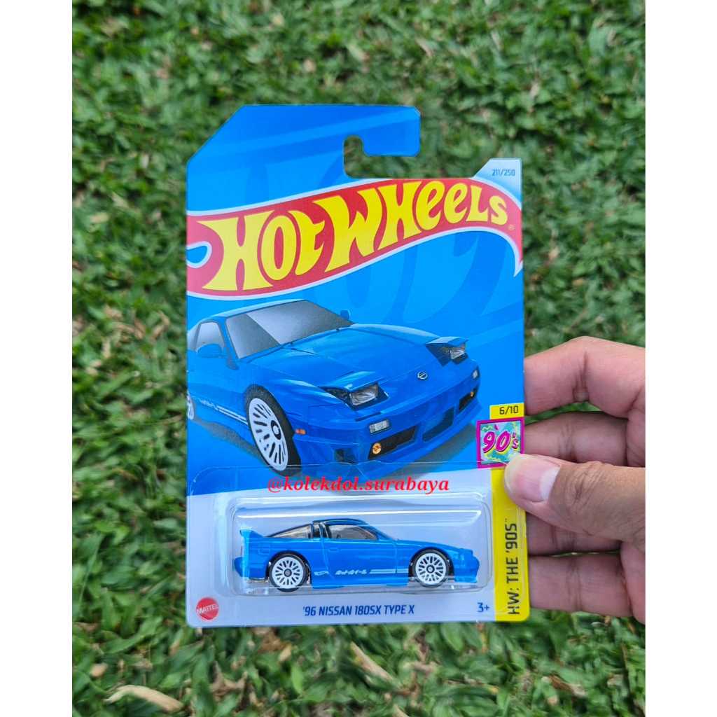 Hot Wheels 96 Nissan 180SX Type X Original Blue Shopee Malaysia