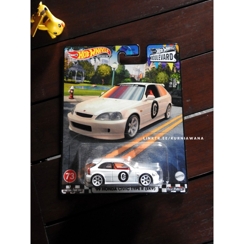 Hotwheels Premium 99 Honda Civic Type R EK9 Hot Wheels HW Boulevard