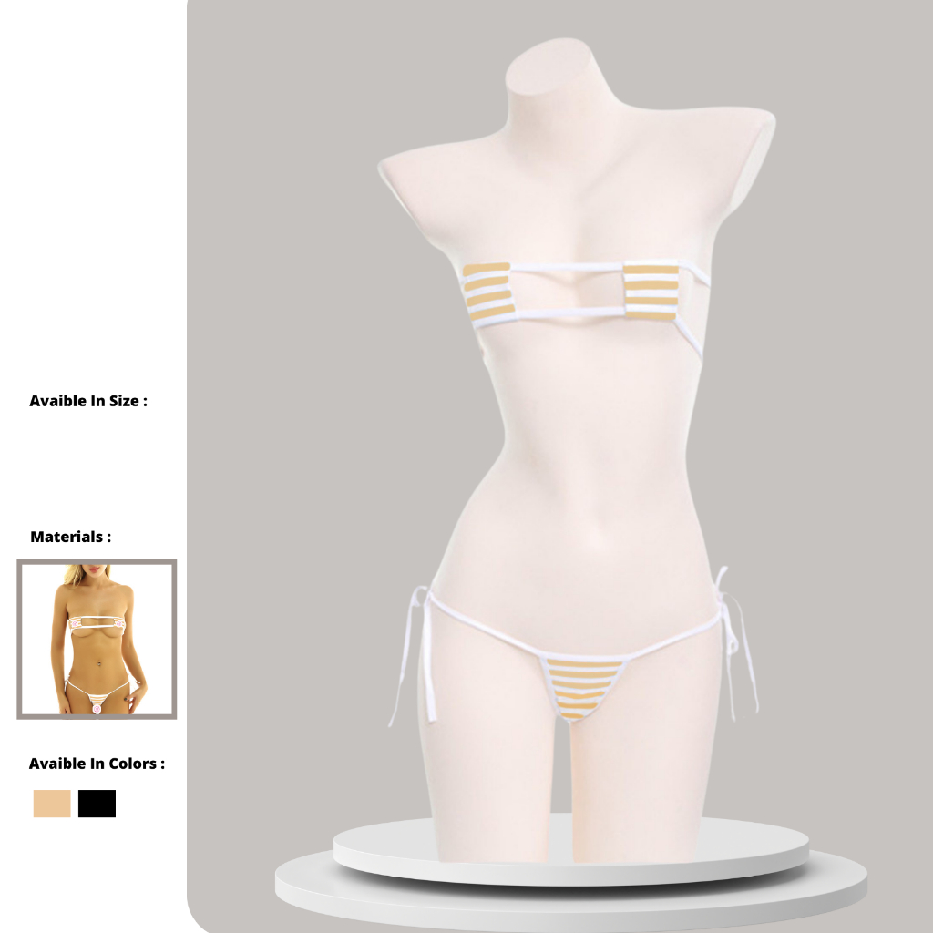 G String Bikini Set And Micro Ladder Bra Women S Swimsuit Sg