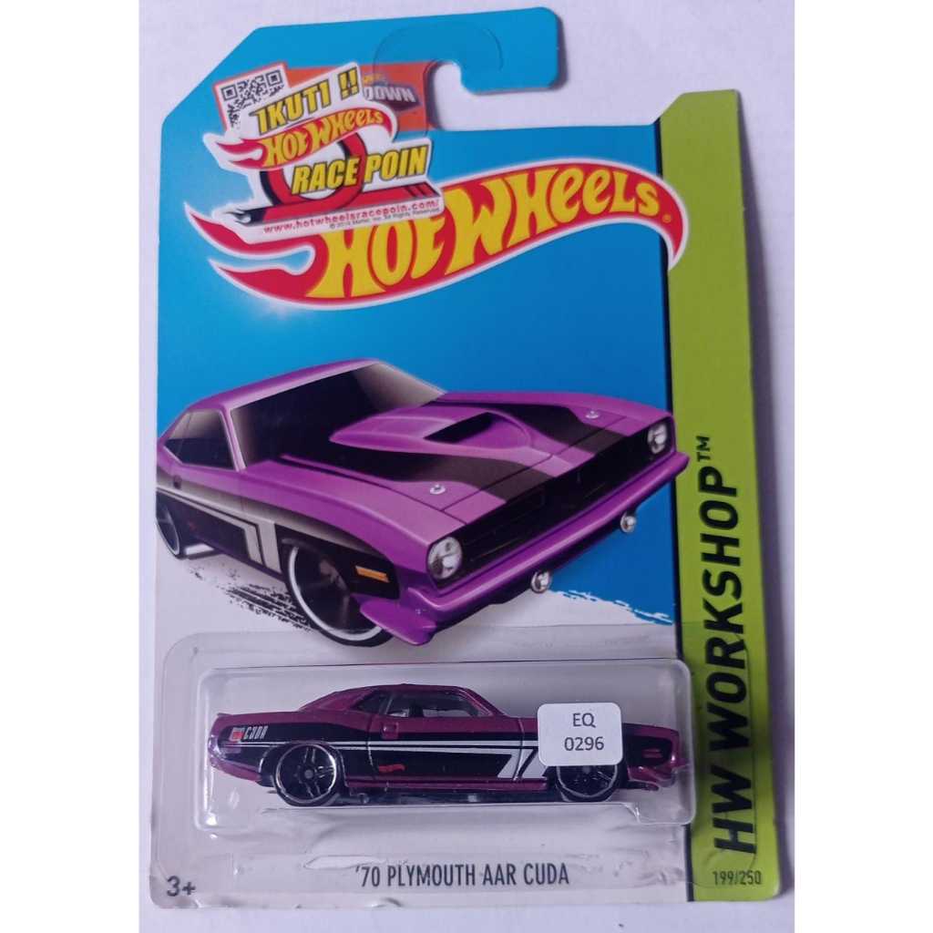 Hot Wheels 70 Plymouth AAR Cuda Purple HW Workshop Shopee Malaysia
