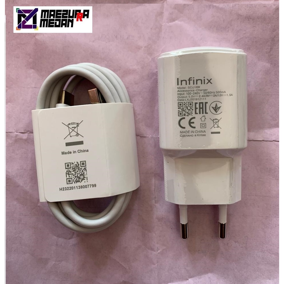 Infinix 18W Hot 11s Charger Hot 20s Hot 30i Hot 40i Original 100