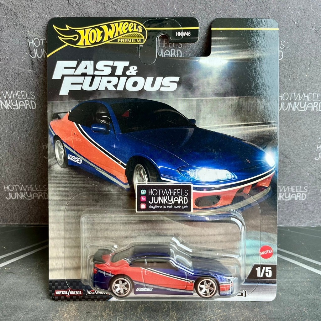 Hot Wheels Premium Fast Furious Tokyo Drift Nissan Silvia S15 Blue FF
