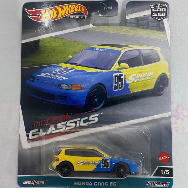 Hot Wheels Premium Honda Civic EG Spoon Modern Classics FREE PROTECTOR Shopee Malaysia