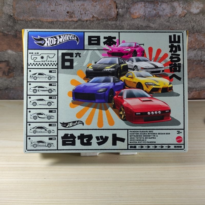 Hot Wheels Streets Of Japan JDM 6 Pack Regular Box Shopee Malaysia