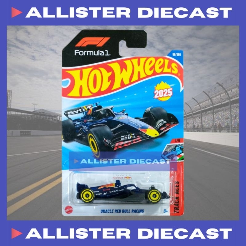 Hot Wheels Oracle Red Bull Racing Blue Hotwheels Oracle Red Bull Racing Blue HW Track Aces Hot