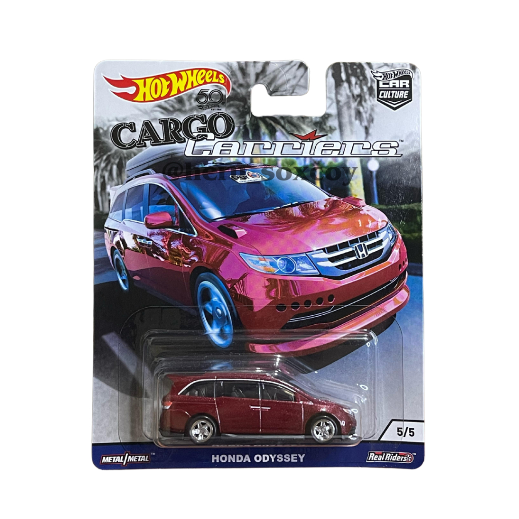 HOTWHEELS HOT WHEELS CAR CULTURE CARGO CARRIERS HONDA ODYSSEY MAROON