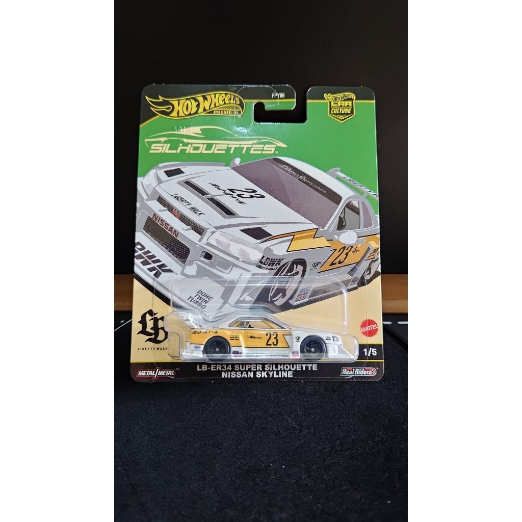 Hot Wheels Premium Nissan Skyline LB ER34 Super Silhouette Shopee