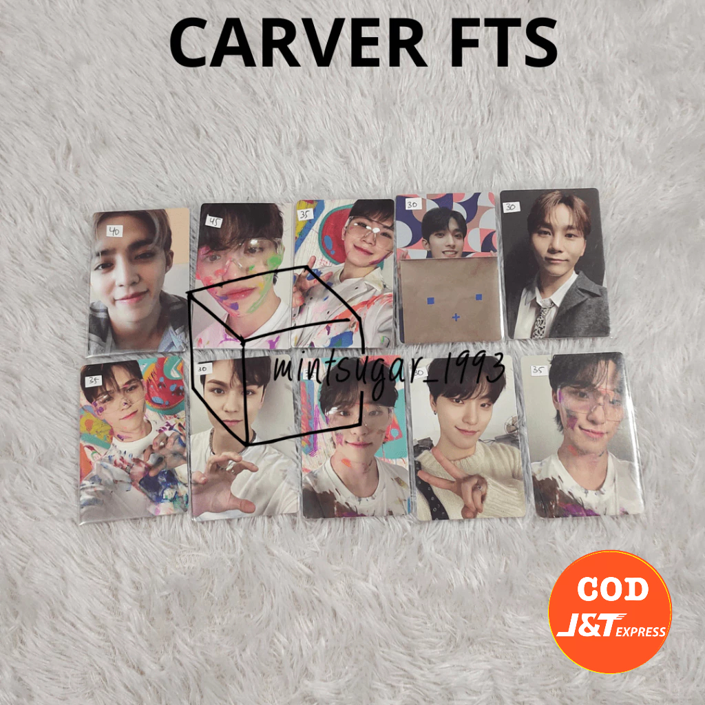 Exclude Packing Photocard Seventeen Face The Sun Era Fts Carver Carat