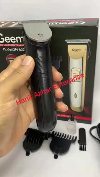 Ready To Stock Geemy HAIR AND BEARD TRIMMER Model GM 6028