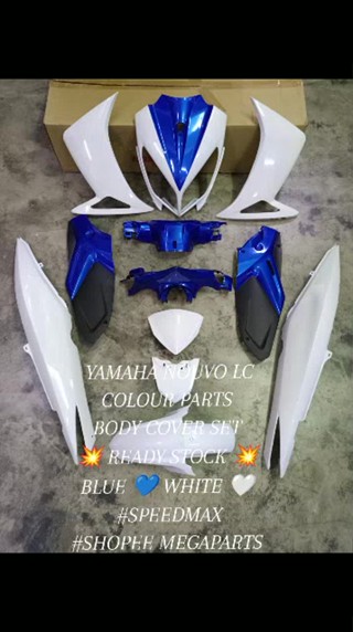 NOUVO LC YAMAHA BODY COVER SET COLOUR PARTS HLD RM7 BLACK BLACK