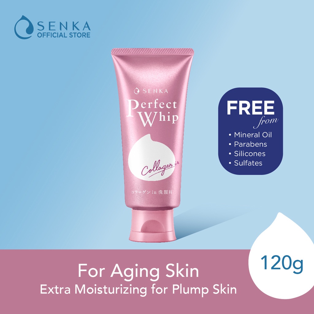 Senka Perfect Whip Collagen Cleanser G Shopee Malaysia