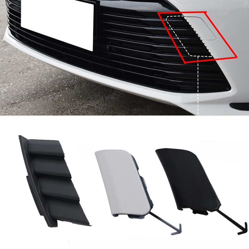 Front Bumper Towing Hook Eye Cover Trailer Cap Grille Shell For Toyota