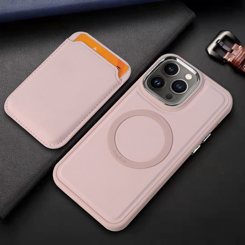 Liquid Silicon Wireless Magnetic Charging Cases For Iphone Plus