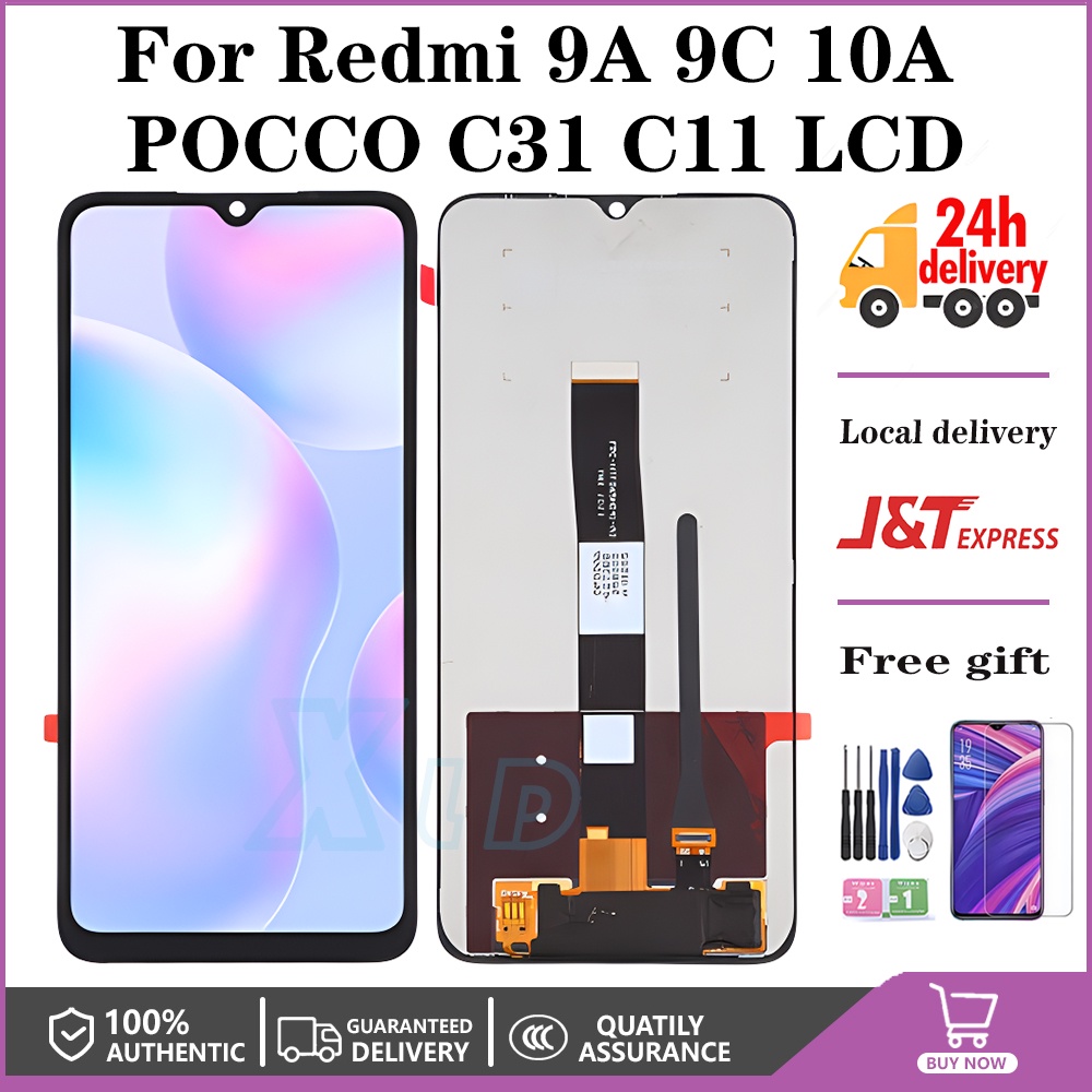 Original LCD Compatible With Redmi 9A 9C 10A POCO C31 Touch Screen