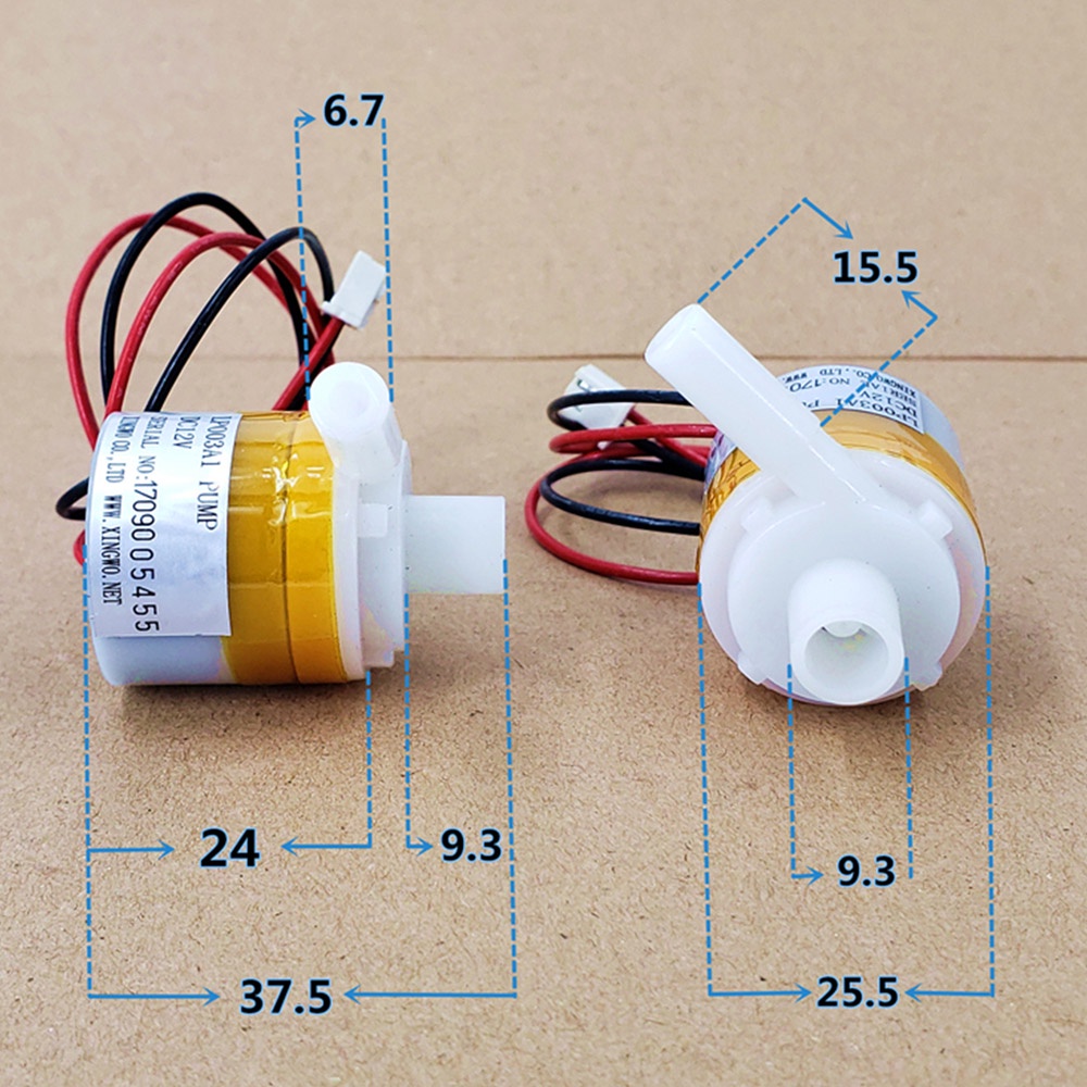 Large Flow Silent Miniature Brushless Water Pump Dc V V L Min