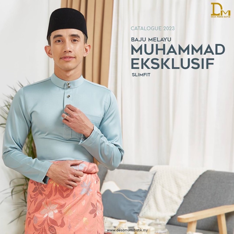 K K Baju Melayu Muhammad Slim Slif Satin Paloma Aniq Bye Desa Murni