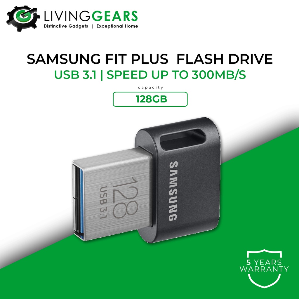 Samsung FIT Plus USB 3 1 Flash Drive 128GB Shopee Malaysia