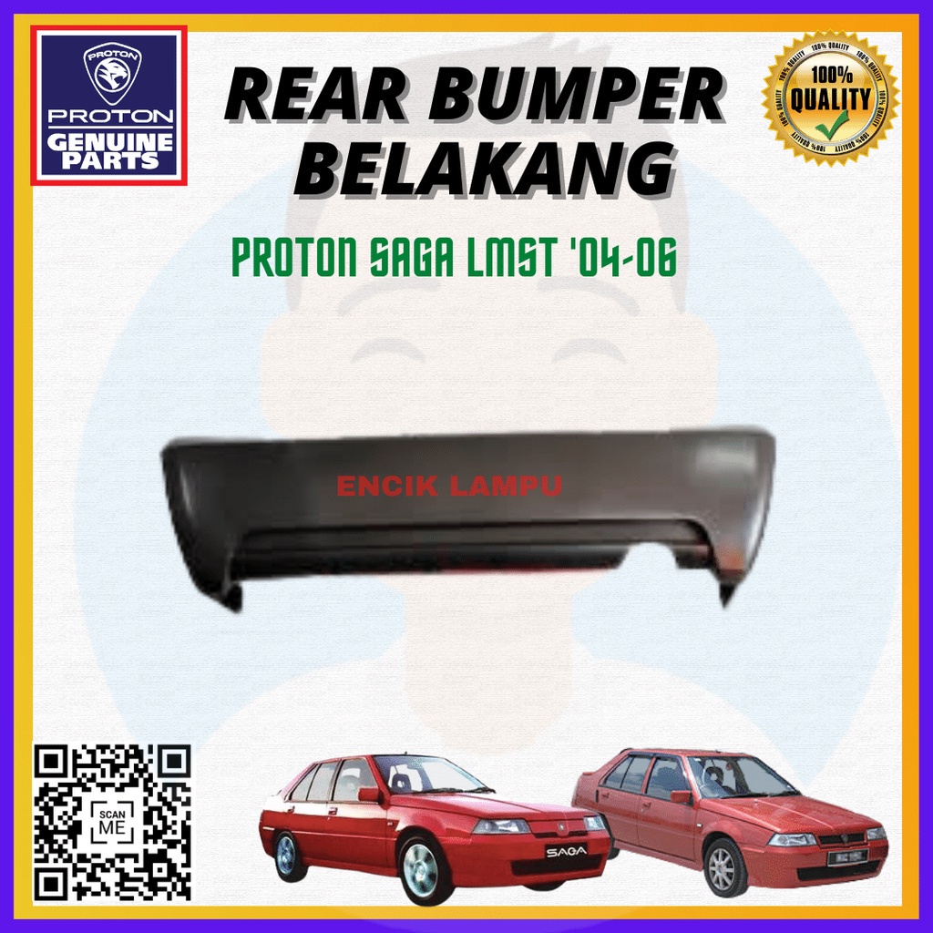 Fastlink Proton Saga Iswara Lmst Bumper Belakang Pp Material