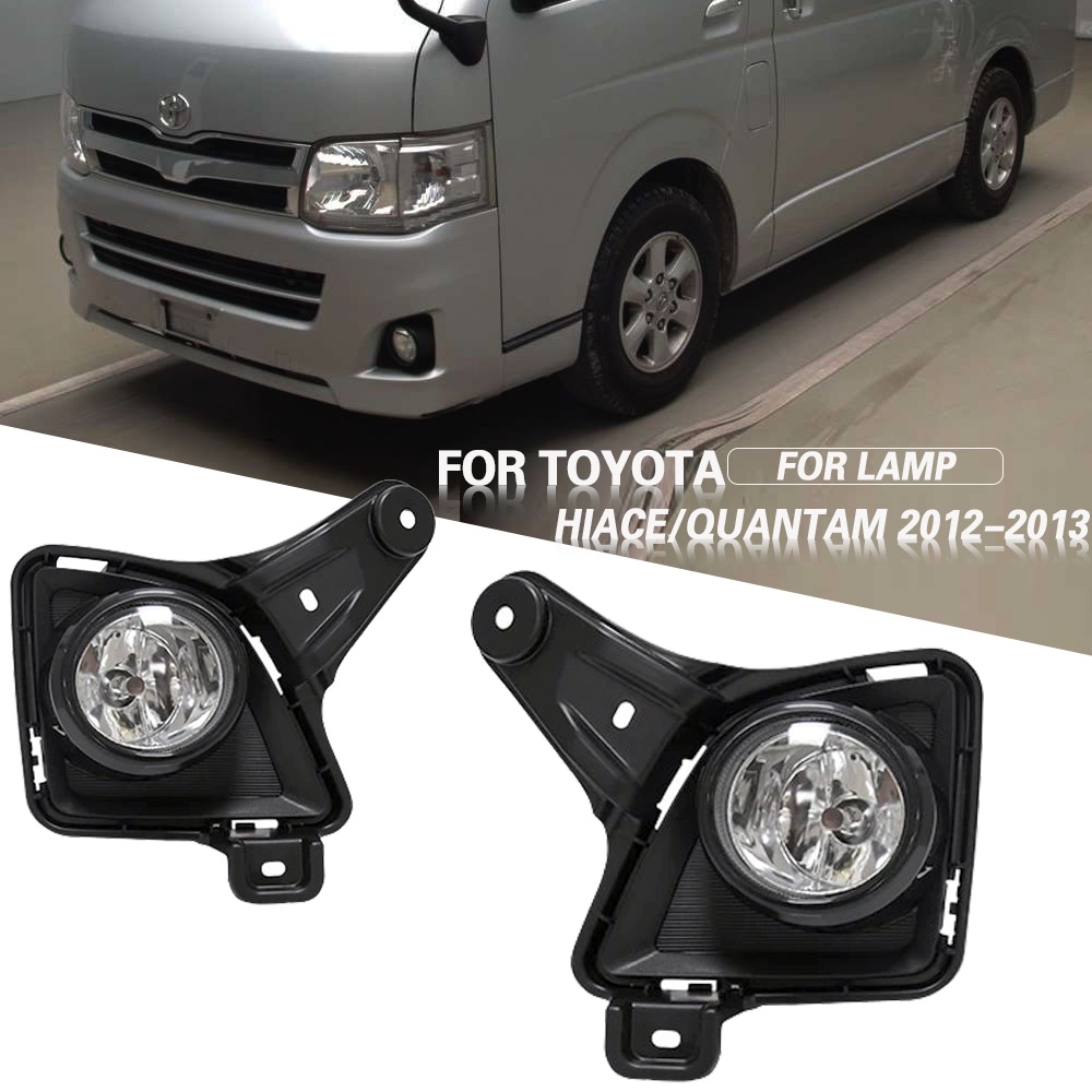 Front Bumper Fog Lamp Upgrade Kit For Toyota Hiace Quantam