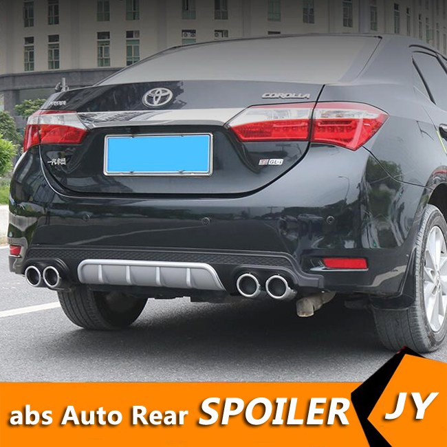 For Toyota Corolla Abs Rear Bumper Diffuser Bumpers Protector For