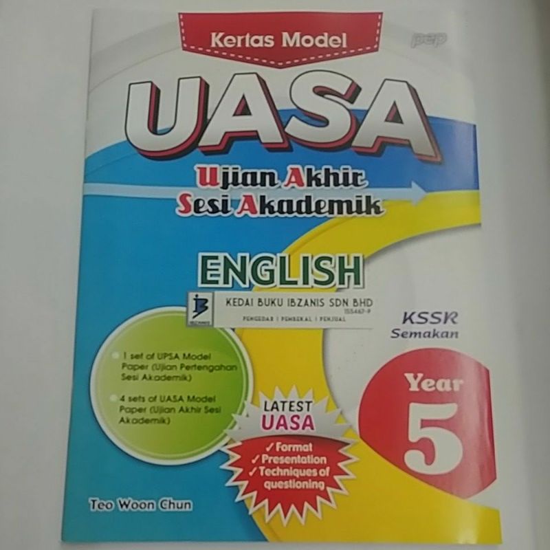 Kertas Model UASA Ujian Akhir Sesi Akademik ENGLISH Year 5 Kssr