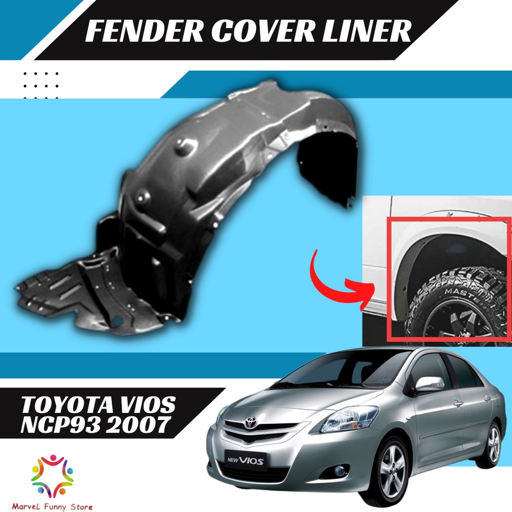 Toyota Vios Ncp Dugong Spec S Spec J Cover Tayar Mudguard Daun