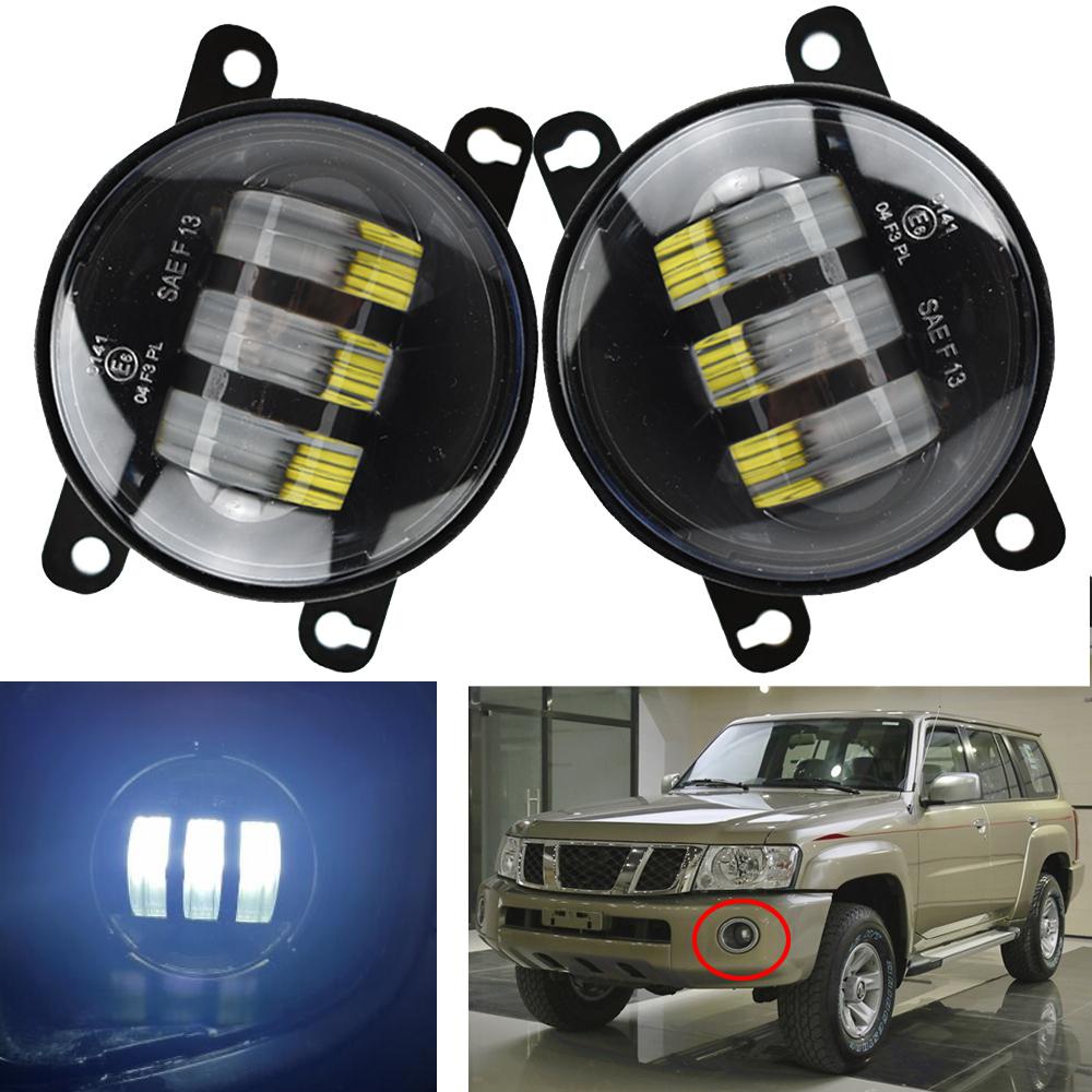 Super Bright LED Fog Lights For Nissan Leaf Safari Patrol Y61 Facelift