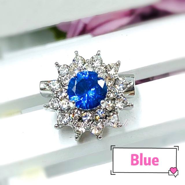 Elegant Brooch Korea Premium Brooch Batu Zircon Kerongsang Tudung Dagu