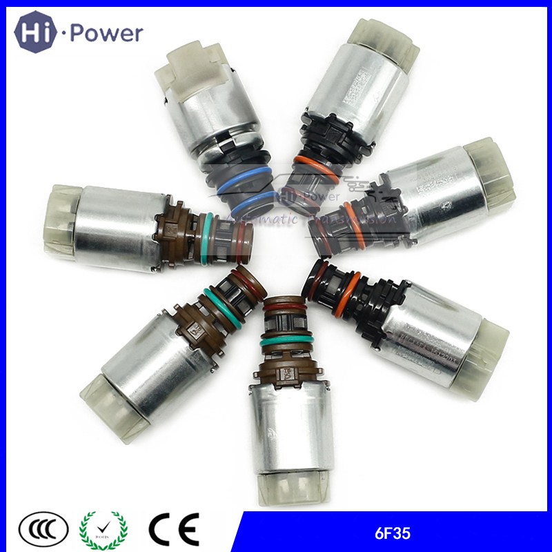 Original 6F35 Transmission Clutch Valve Body Solenoids 7pcs For