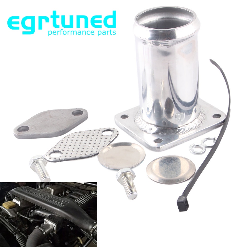 Auto Aluminum EGR Removal Delete Kit Blanking Bypass For BMW E46 318d