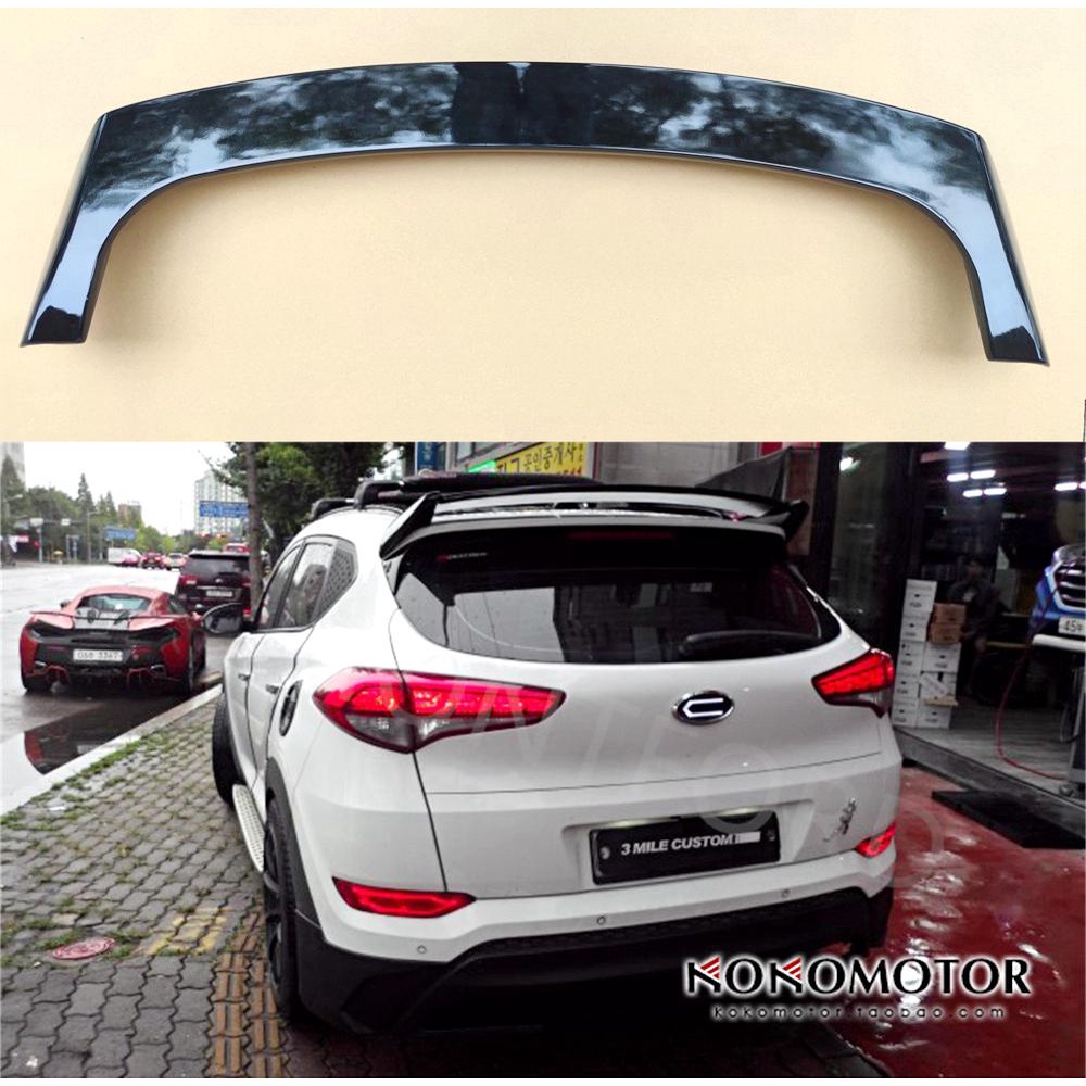 For Hyundai Tucson Spoiler Car Tail Wing Abs Plastic Rear