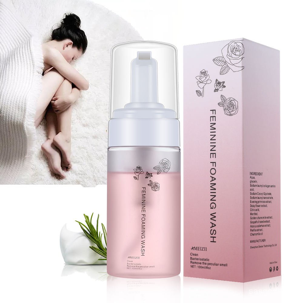 Rose Feminine Intimate Yoni Wash Natural Washing Foam Vaginal Herbs