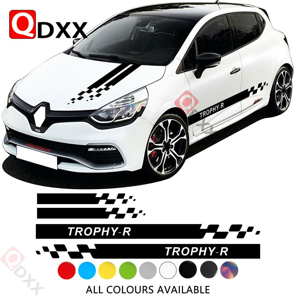 Car Styling Hood Decal Engine Cover Graphics Racing Stripes Trophy R