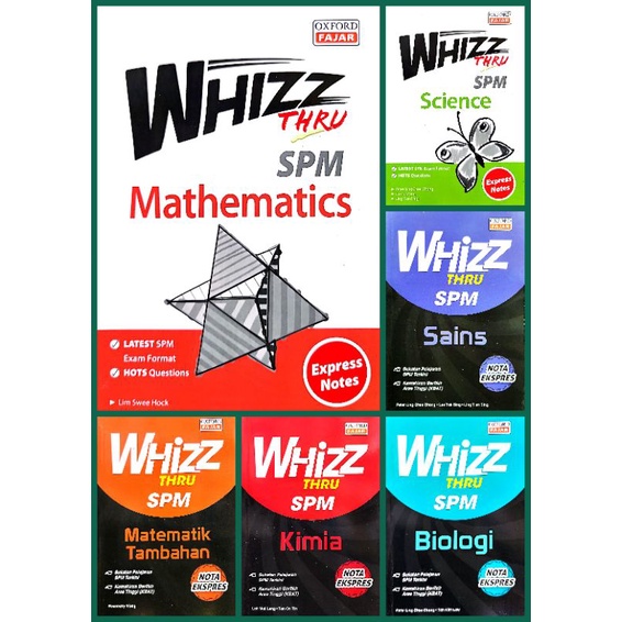 Buku Nota Whizz Thru Spm Oxford Fajar Shopee Malaysia