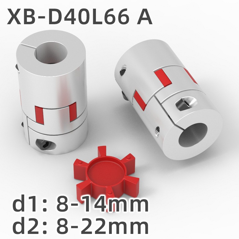 Xb D L A Three Jaws Coupler Aluminium Plum Flexible Shaft Coupling