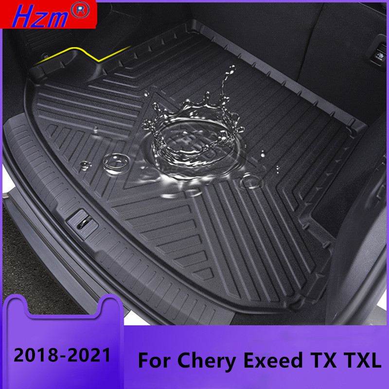 Car Rear Trunk Liner Cargo Boot TPO Trunk Mat Floor Tray Mud Kick