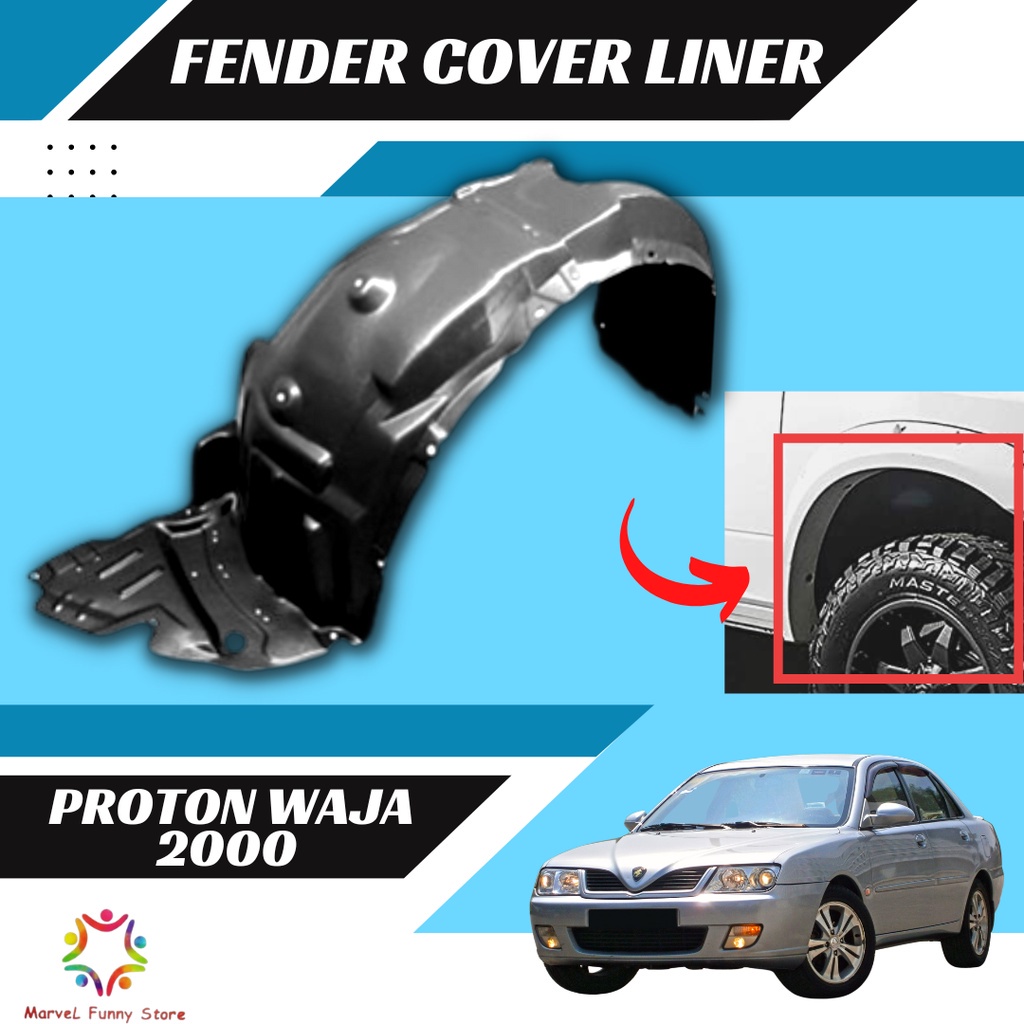 Proton Waja Mmc Campro Cps Fender Cover Liner Protector Daun