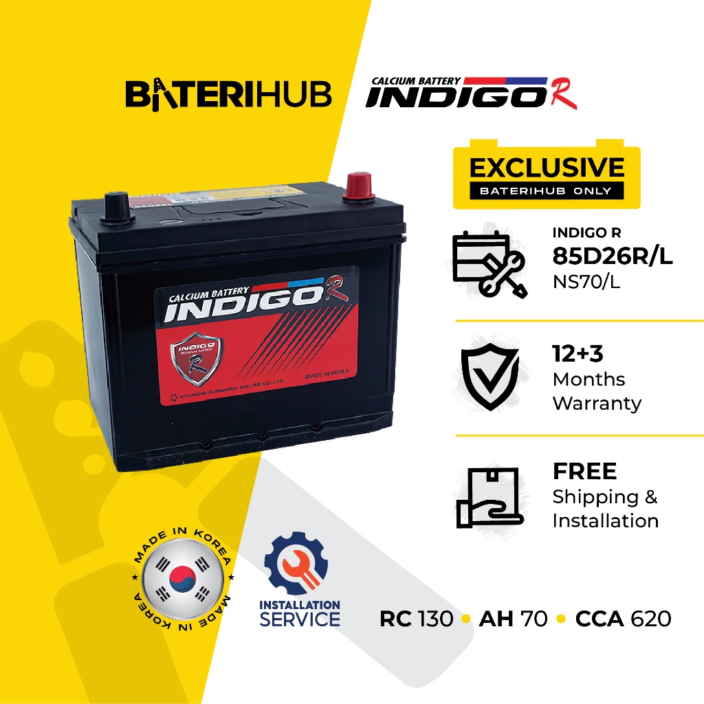 Installation Provided D L D R Indigo Racing Car Battery