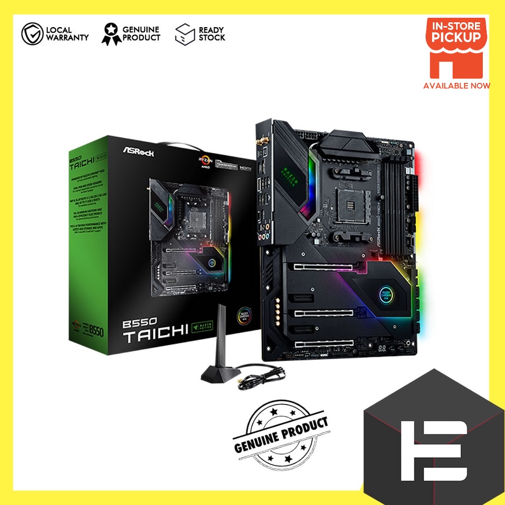 ASRock B550 Taichi Razer Edition Socket AM4 Mainboard ASRK B550