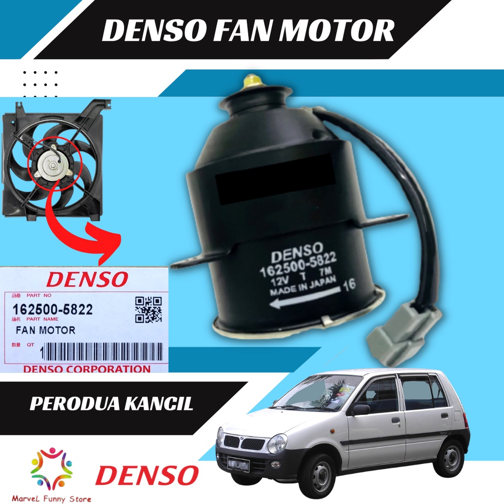 Perodua Kancil Original Denso Radiator Fan Motor Kipas