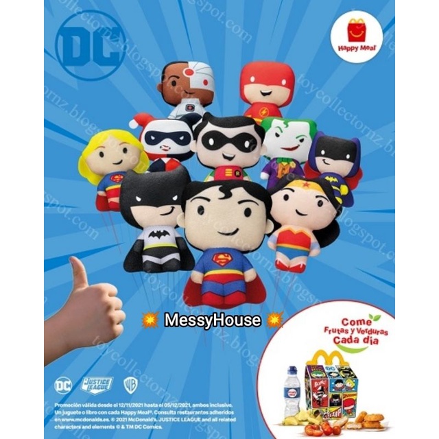 READY STOCK McDonald S McDonalds McD Mekdi Happy Meal DC Superheroes