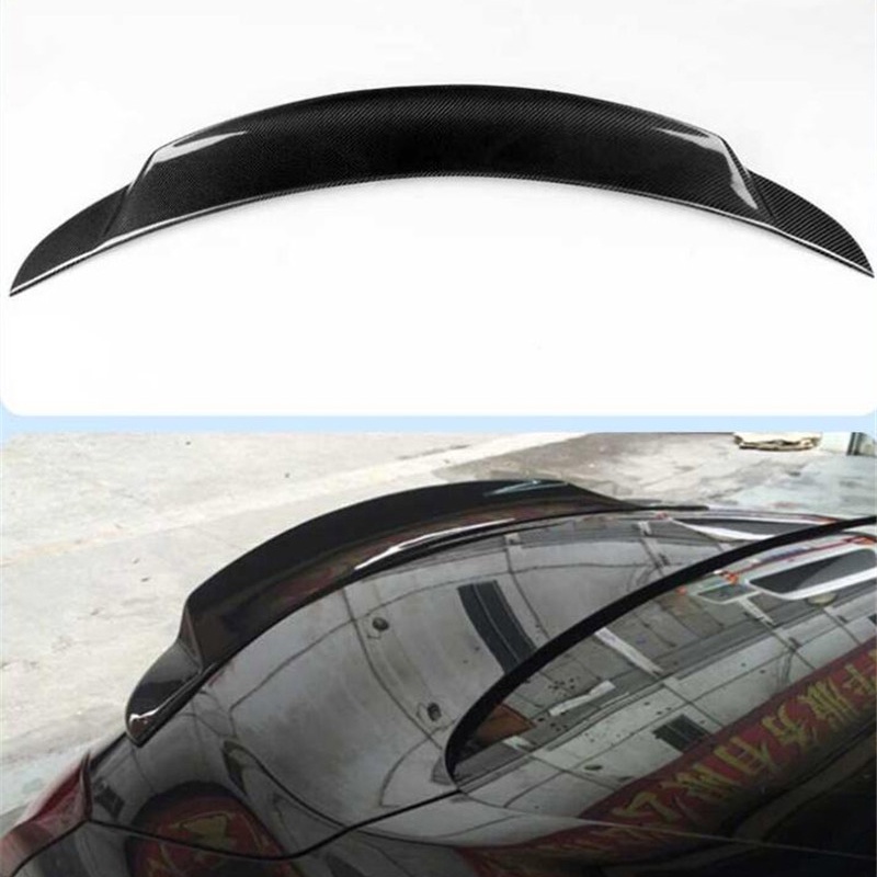 CEYUSOT FOR Real Carbon Fiber Big Spoiler Infiniti Q50 Q50S Car Trunk