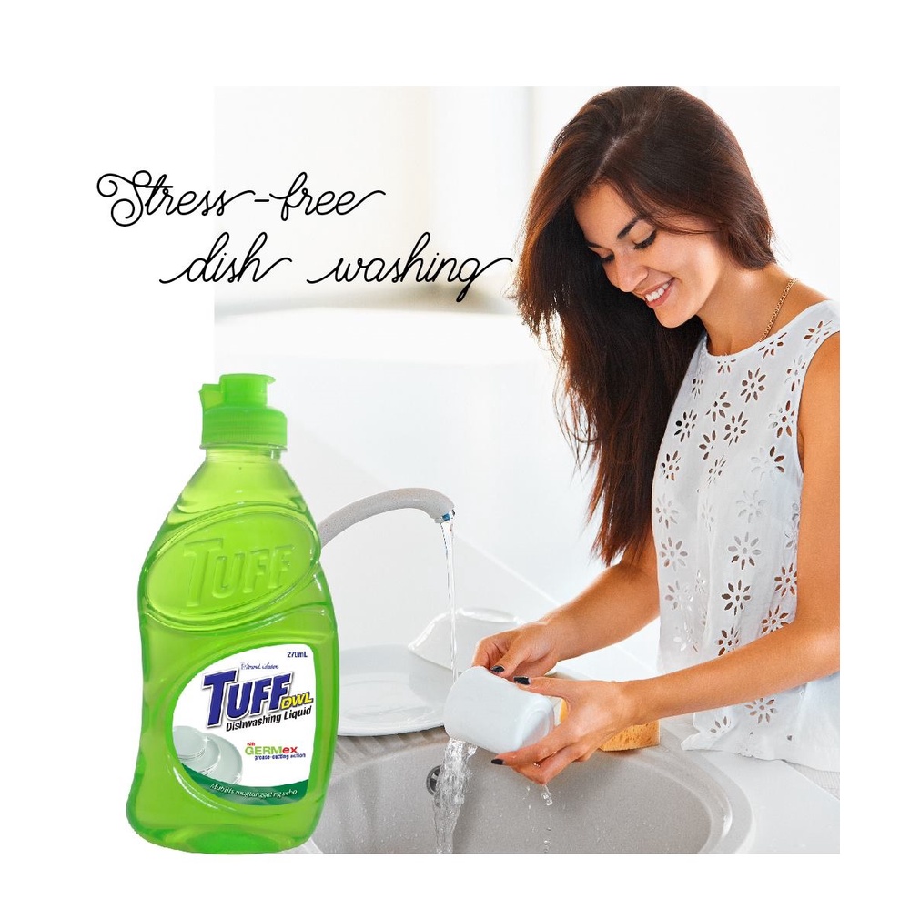 Pc Tuff Dwl Dishwashing Liquid With Germex Bottle Ml Shopee Malaysia