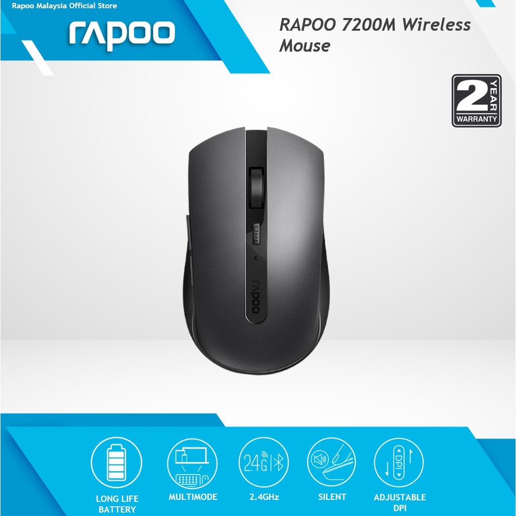 Rapoo M G Wireless Multi Mode Mouse Smart Switch Bluetooth Mouse