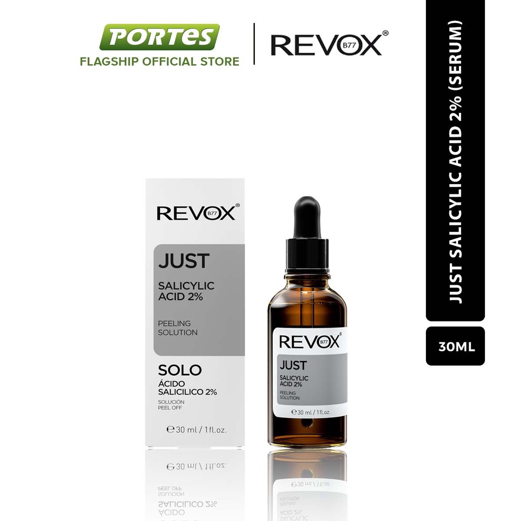 REVOX B77 JUST Salicylic Acid 2 Peeling Solution Serum 30ml Shopee