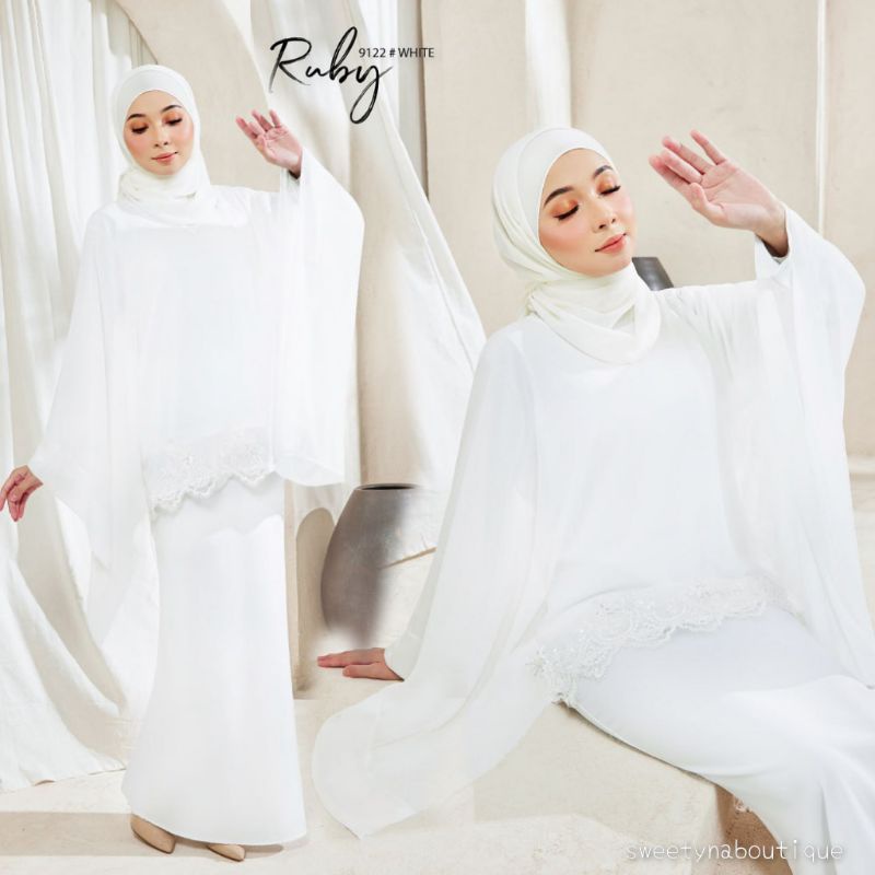 FASTSELLING Readystock OFFWHITE COLOR SET BAJET TUNANG NIKAH RAYA