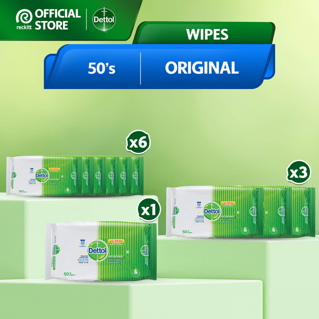 Dettol Antibacterial Wet Wipes Wet Tissue S S X S X