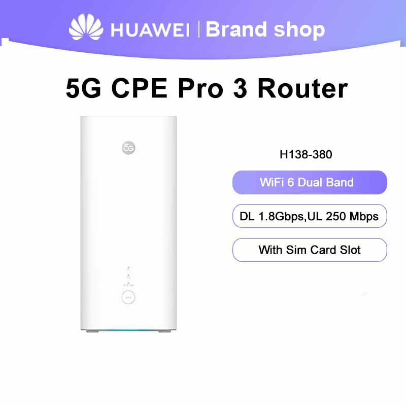 Unlocked Huawei 5G CPE Pro 3 WiFi Repeater H138 380 Dual Band Router DL