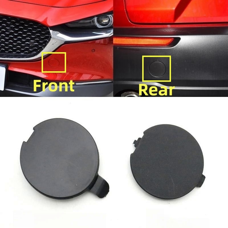 Front Rear Bumper Towing Eye Hook Cover Trailer Cap Lid For Mazda Cx