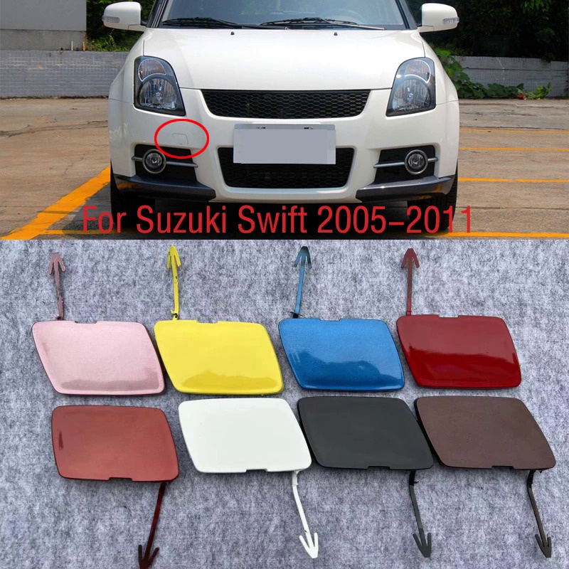 Car Front Bumper Trailer Hauling Eye Lid Tow Hook Cover Cap For Suzuki